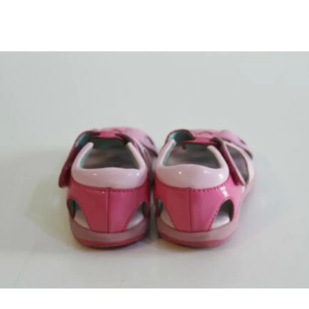 Circo Vintage Pink Heart Baby Girl Sandals Size 2